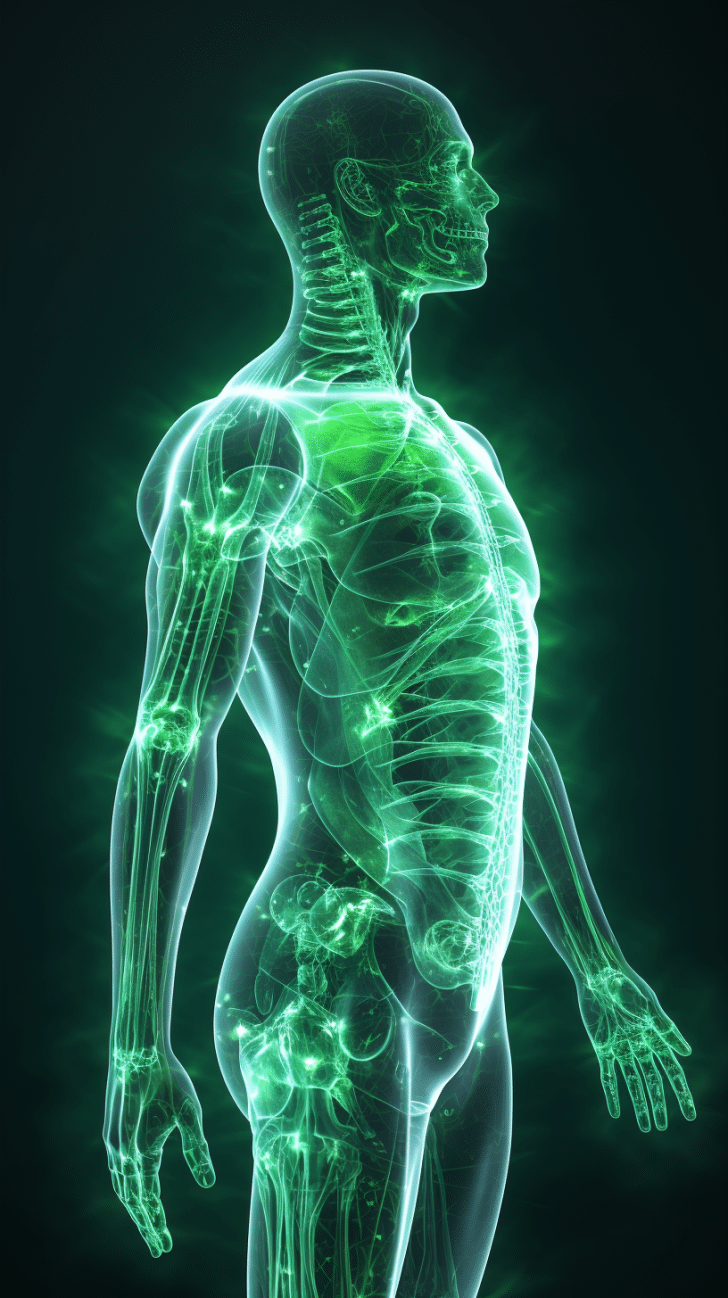 Illustration of the human body