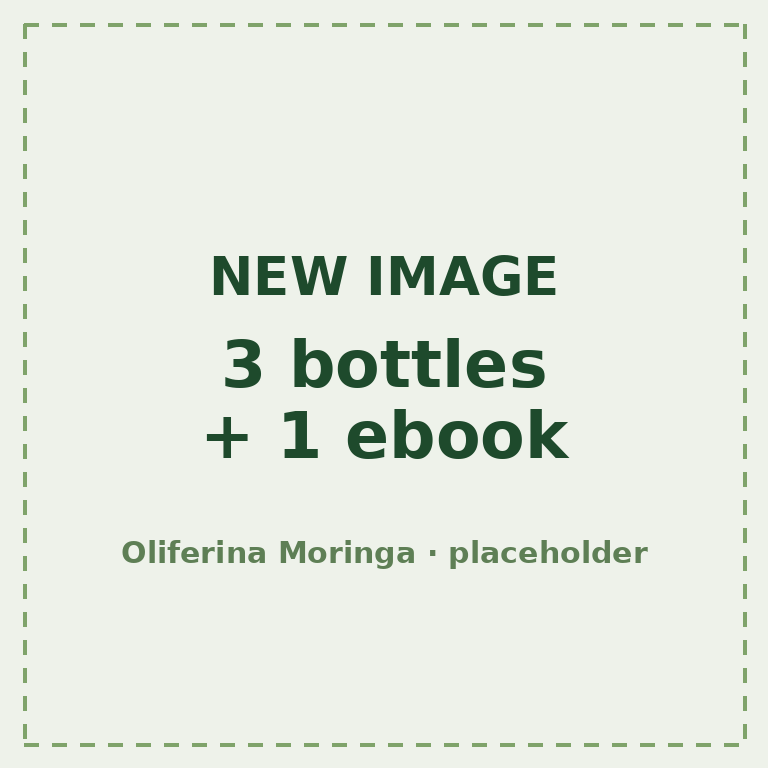3 Bottles of Oliferina Moringa + Free Ebook